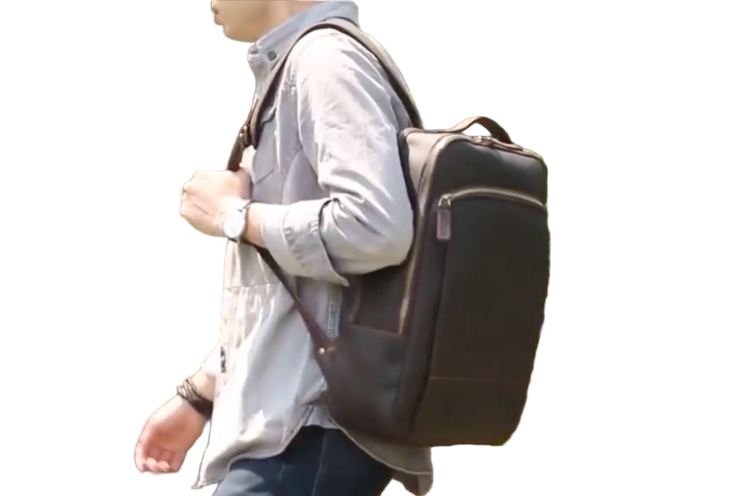Archer Travel Leather Backpack
