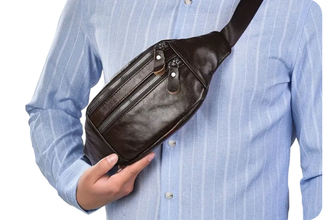 Everett Minimalist Leather Sling