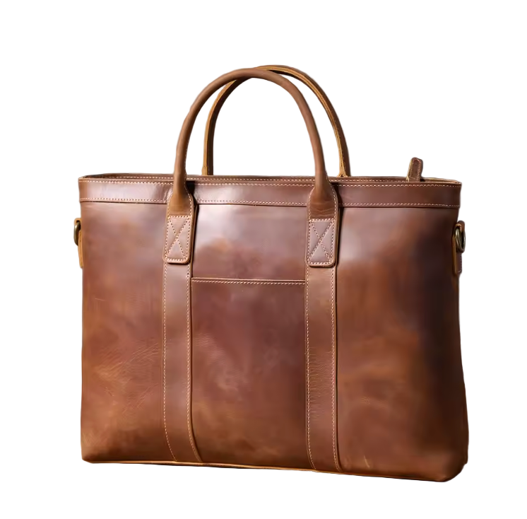 Franko Double Handle Leather Tote