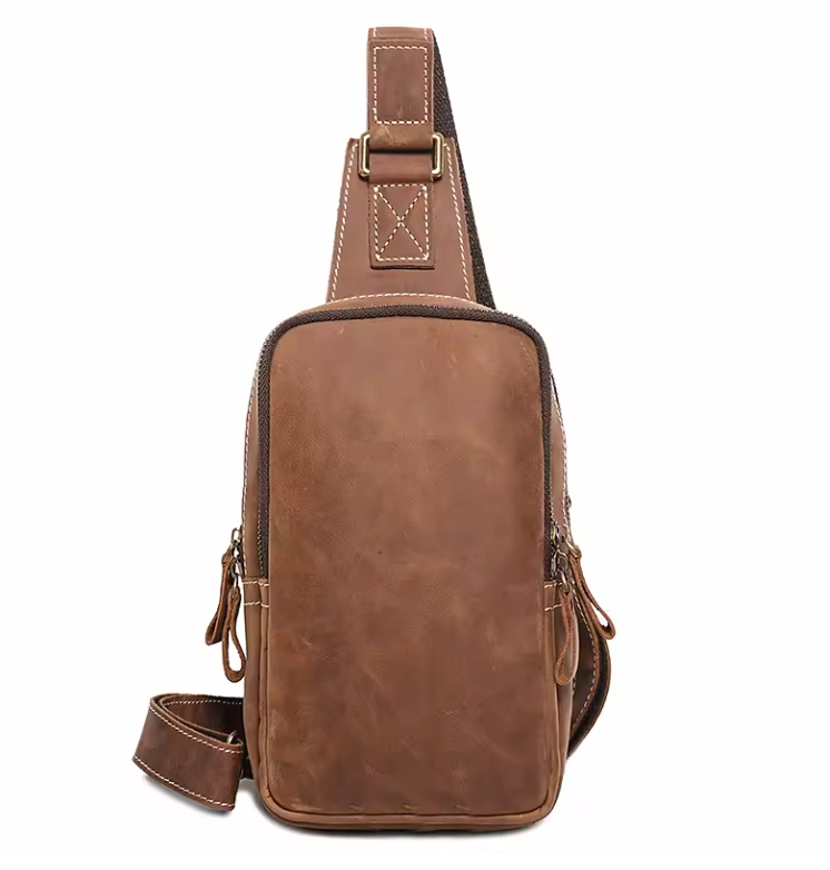 Finnegan Compact Leather Slingbag