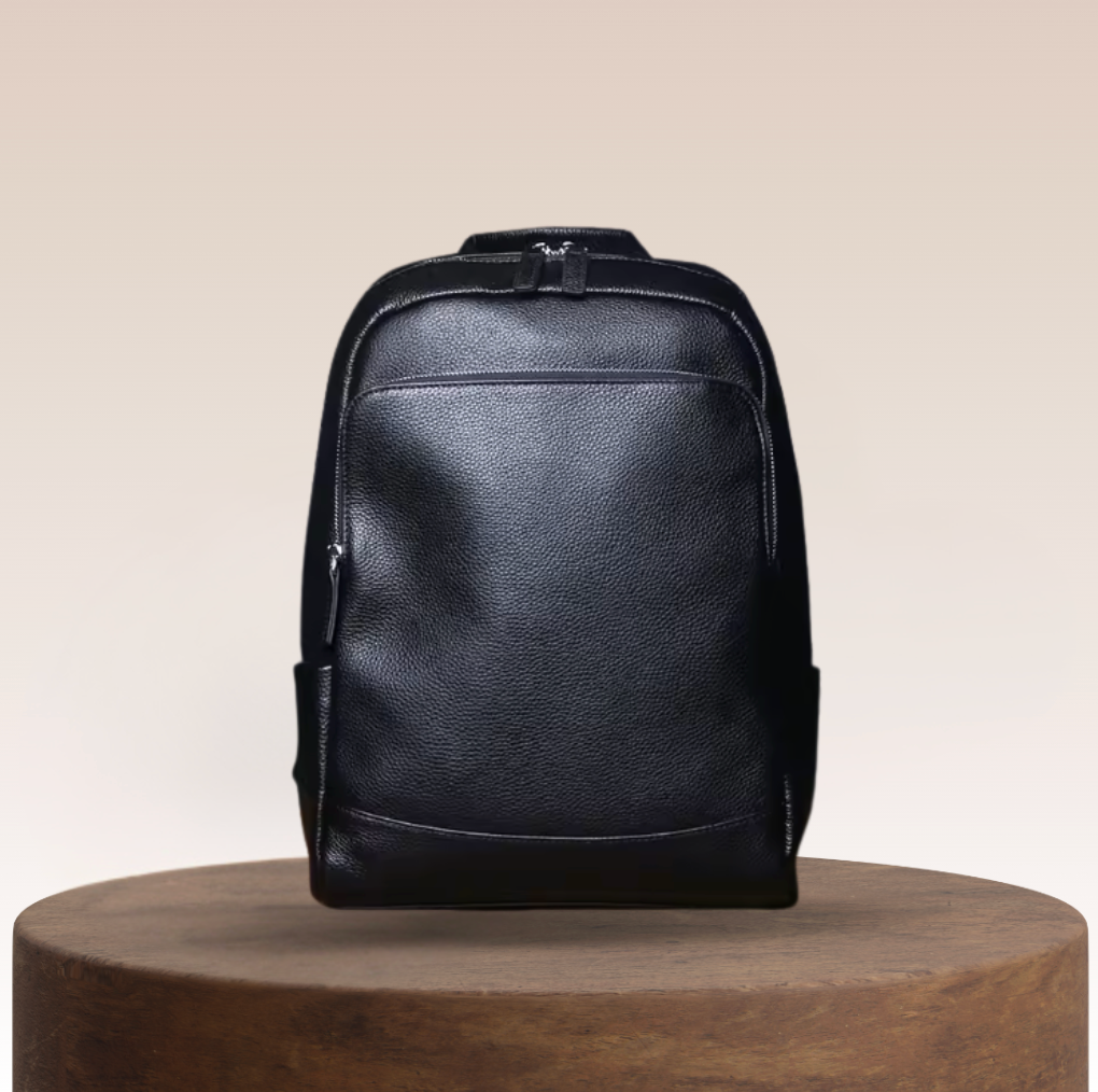Whitmore Minimal Leather Blackpack
