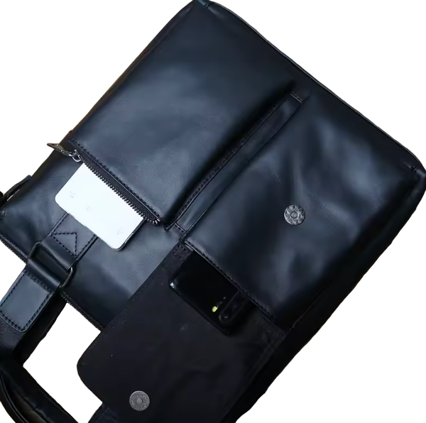 Ellroy Pocketed Leather Tote