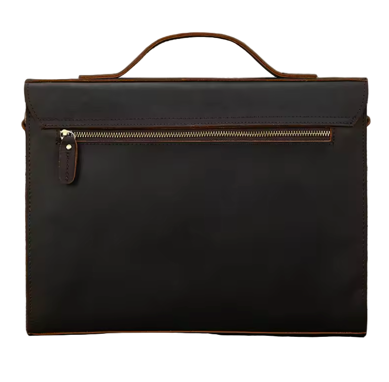 Beckett Structured Leather Briefcase