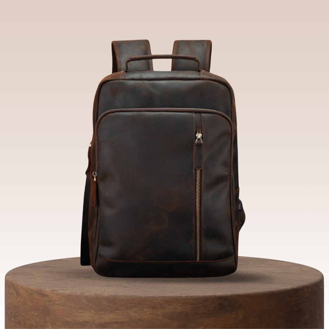 Josh Laptop Leather Backpack