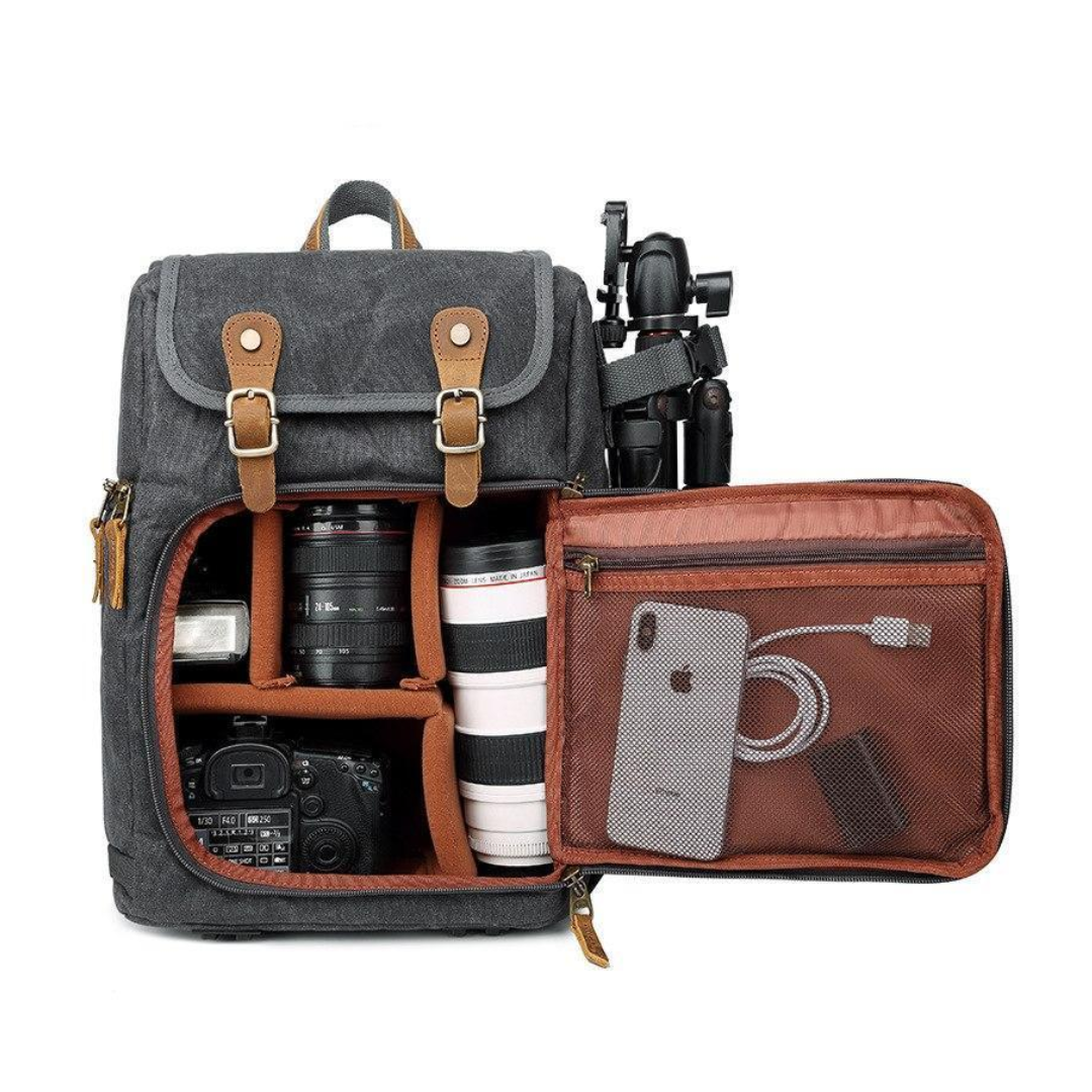 Jerick Field Canvas Camera Backpack