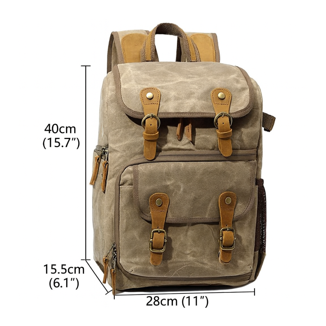 Jerick Field Canvas Camera Backpack