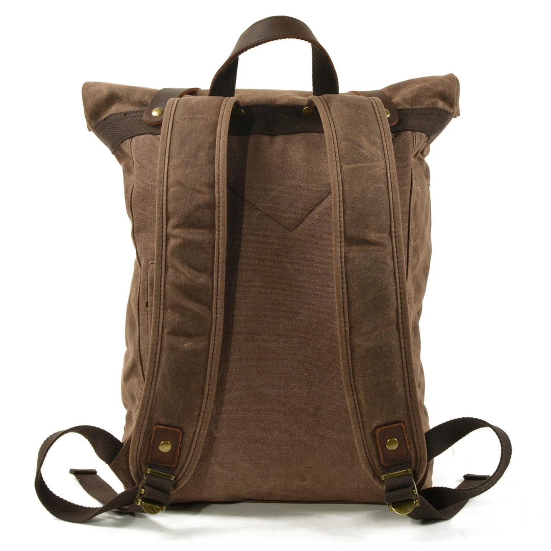 Barron Cross‑Strap Canvas Rucksack