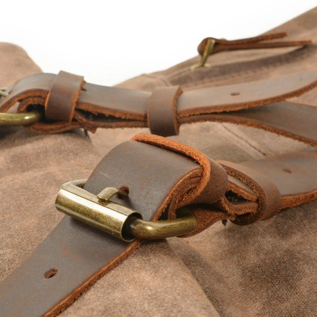 Barron Cross‑Strap Canvas Rucksack