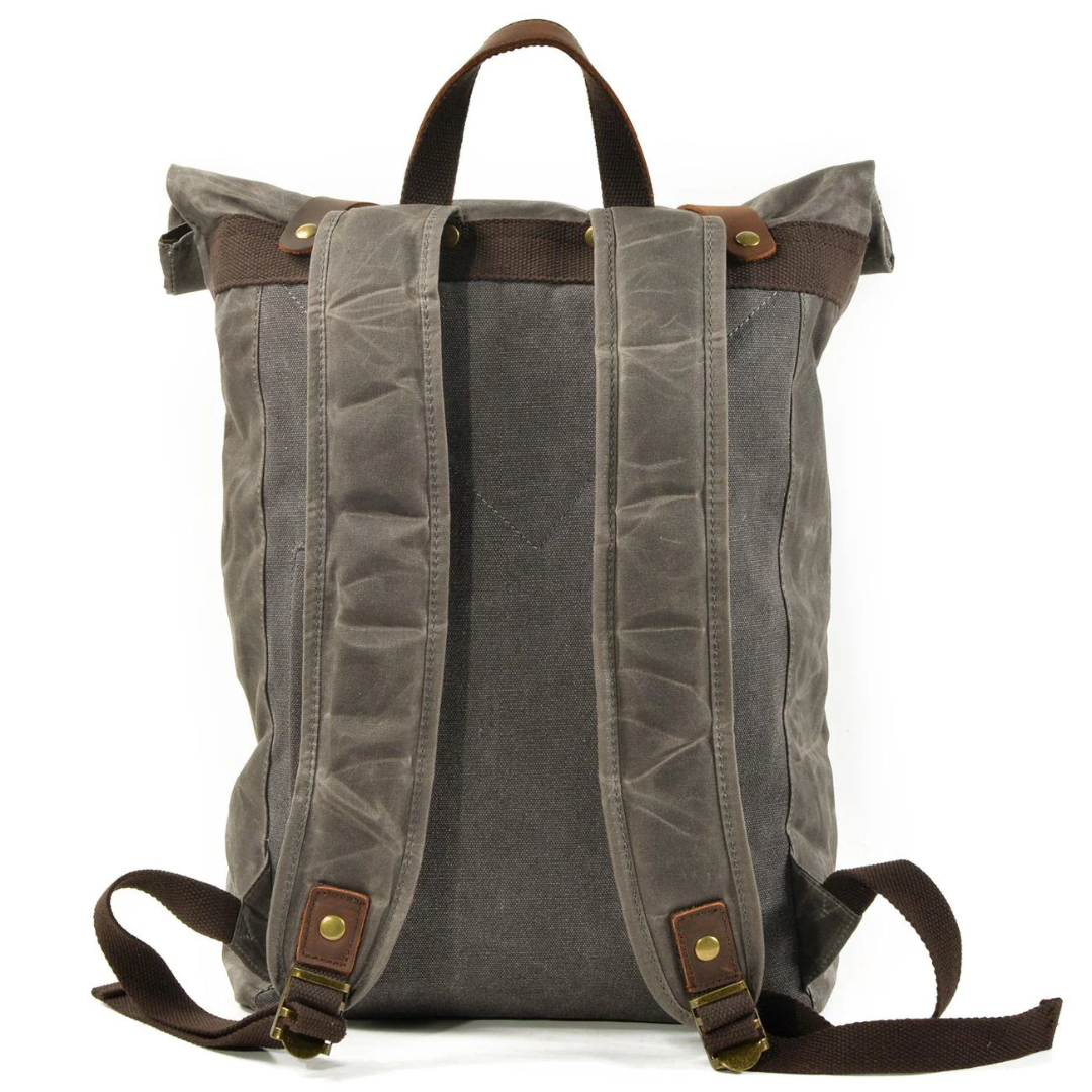 Barron Cross‑Strap Canvas Rucksack