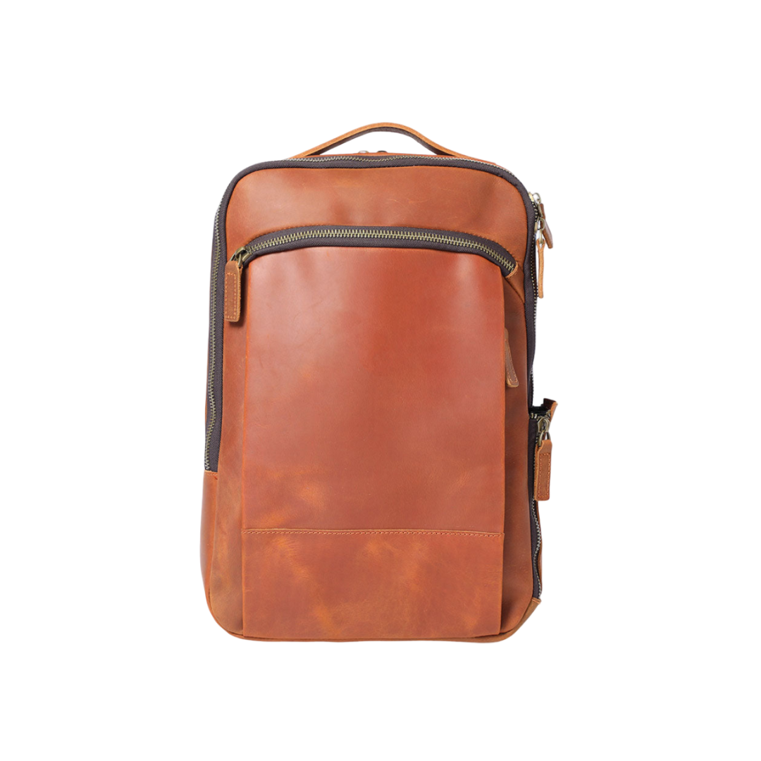 Archer Travel Leather Backpack