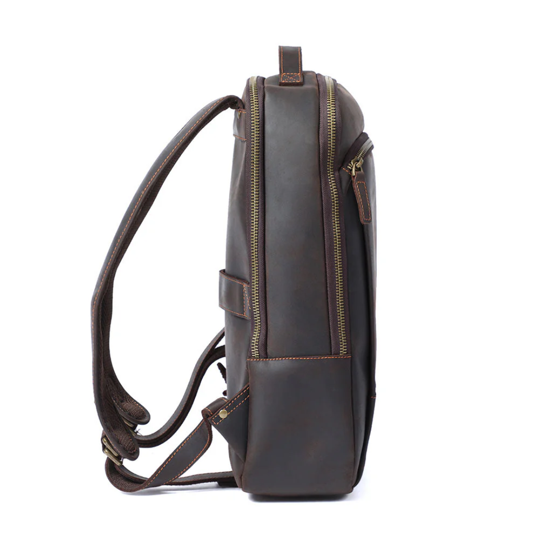 Archer Travel Leather Backpack