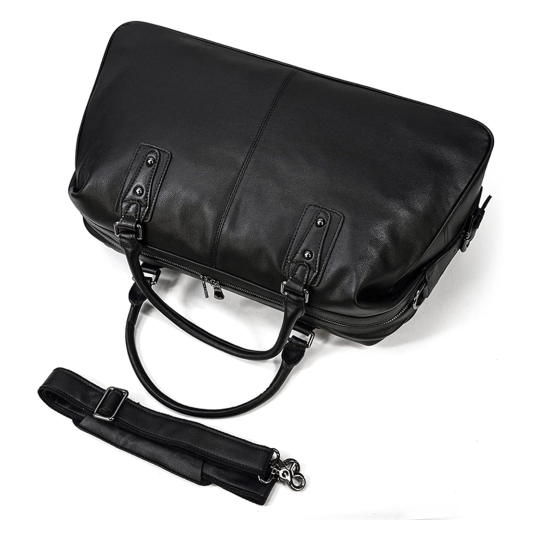 Rafael Curve Leather Duffel