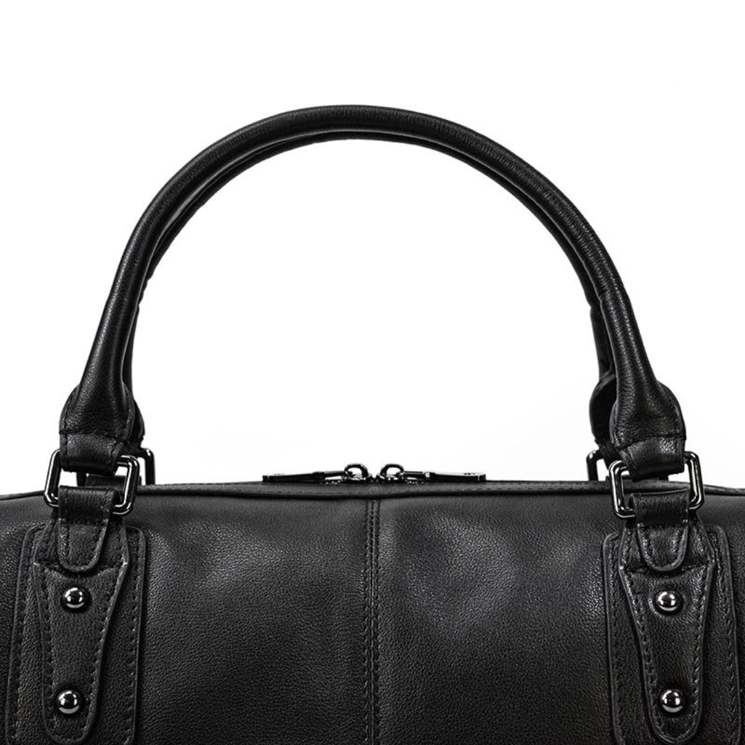 Rafael Curve Leather Duffel