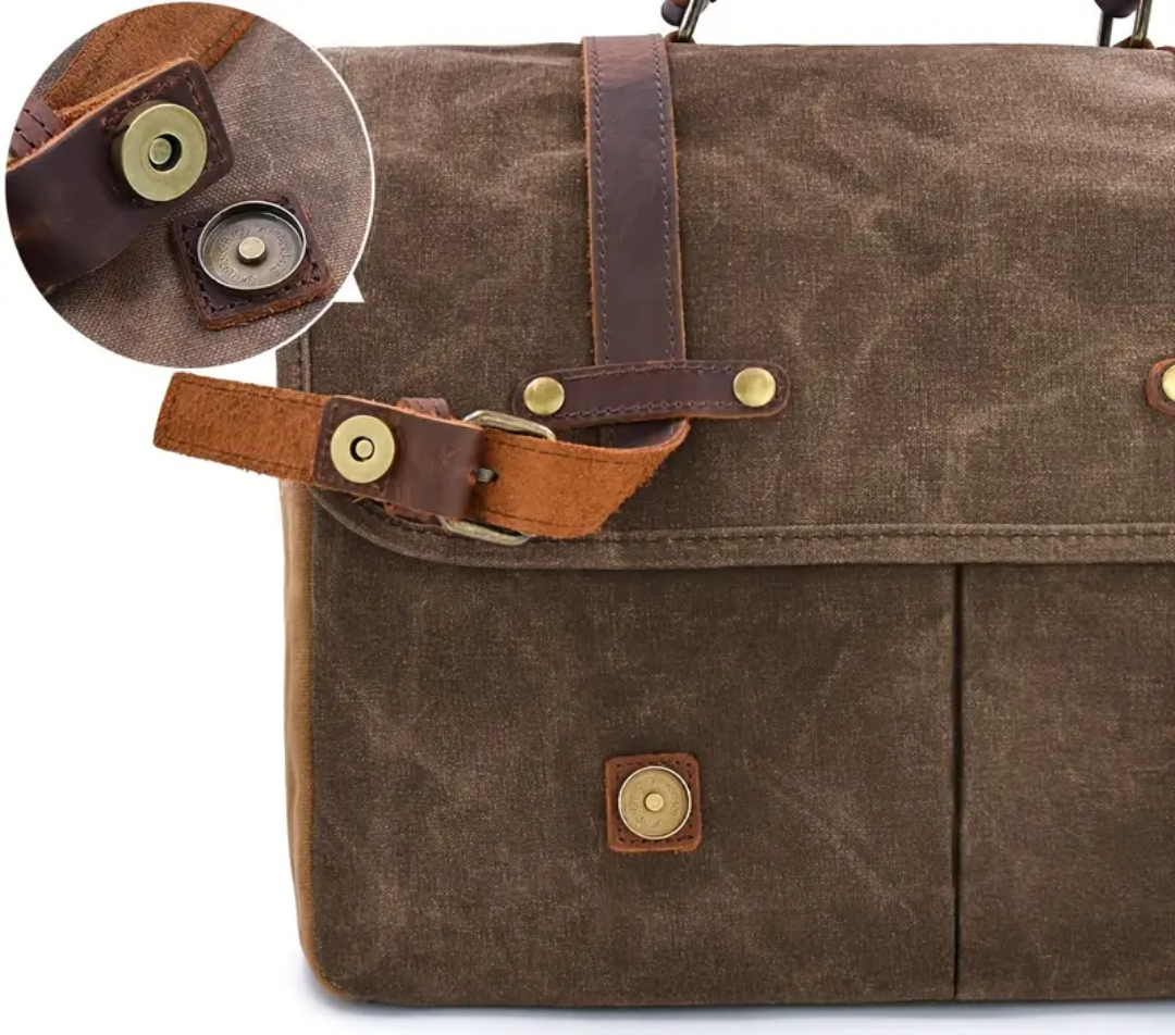 Bennett Waxed Canvas Messenger