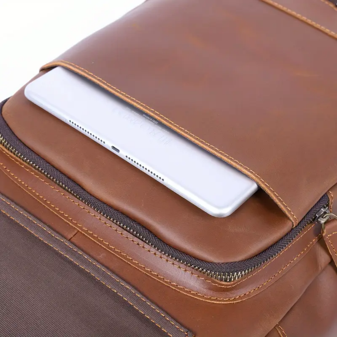 Mike | Vintage Buckle Leather | Backpack