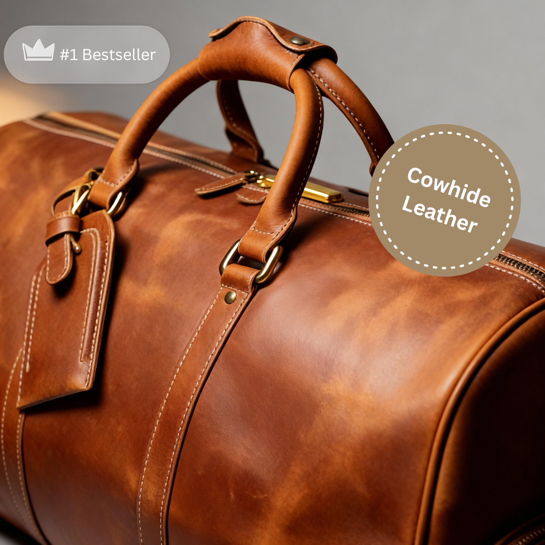 Montgomery | Genuine Top-Layer Cowhide Duffel Bag