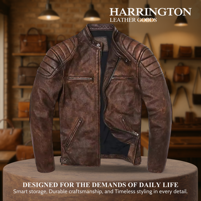 Alexander | Vintage Racer Leather Jacket