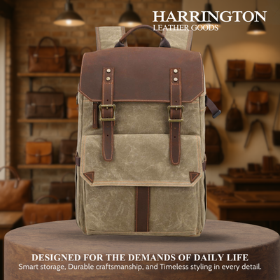 Jeko | Customizable Canvas Camera Backpack