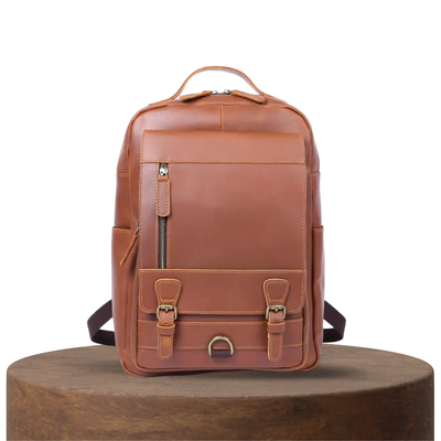Mike | Vintage Buckle Leather | Backpack