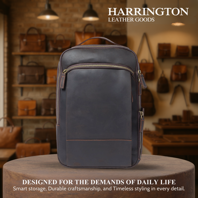 Archer | Leather Laptop Rucksack