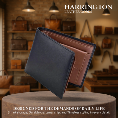 Sebastian | Two-Tone Leather Bifold | Wallet