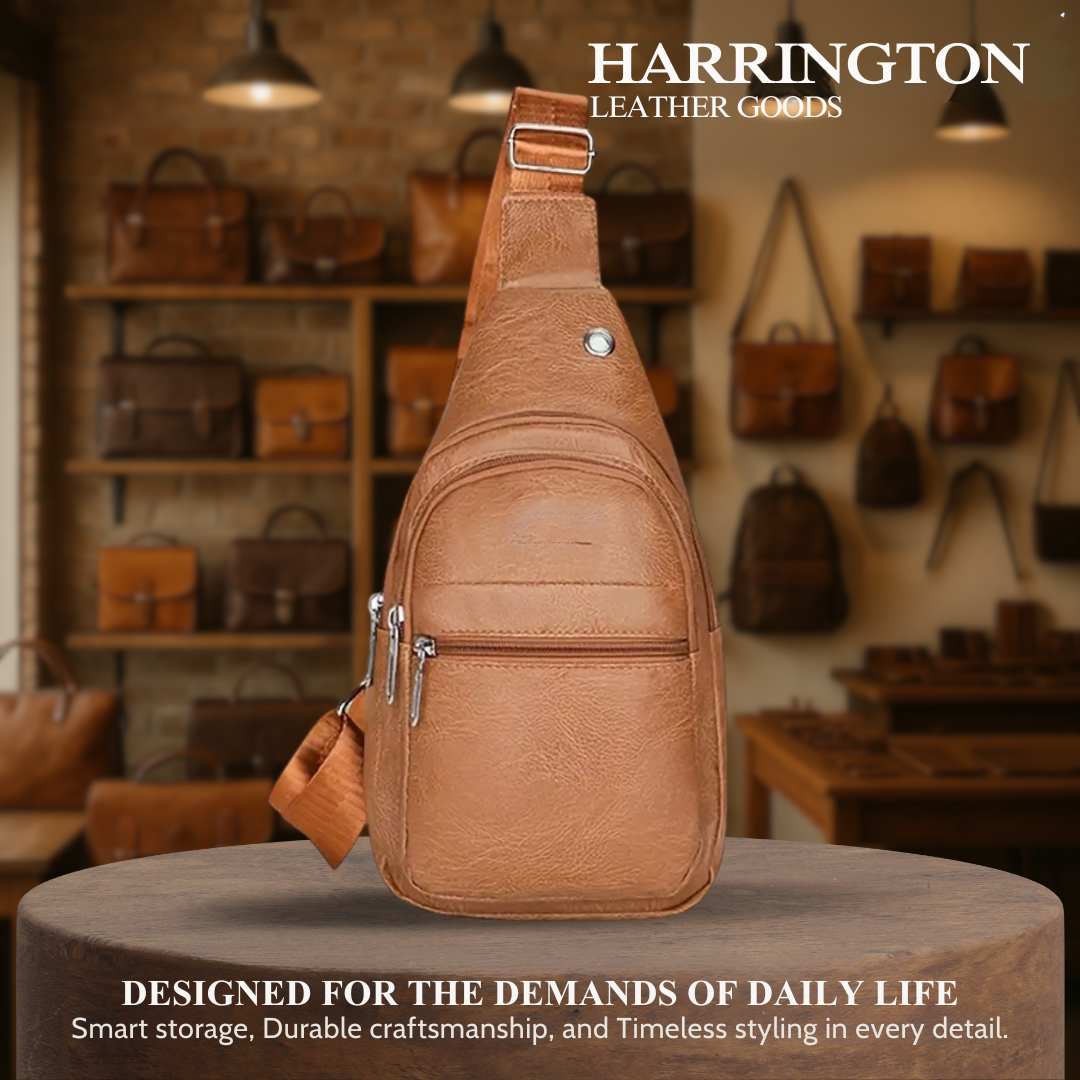 Joren | Compact Sling Bag with Multi-Zip Storage