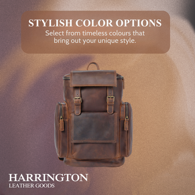 Ellison | Leather Laptop Backpack for Everyday Commute