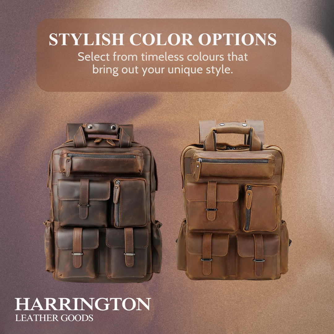 Ruben | Multi-Pocket Leather | Backpack