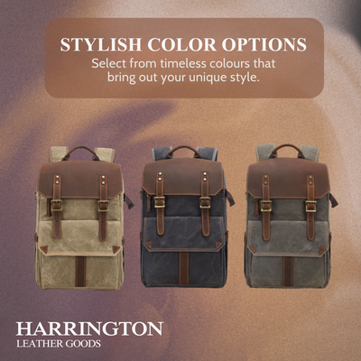 Jeko | Customizable Canvas Camera Backpack