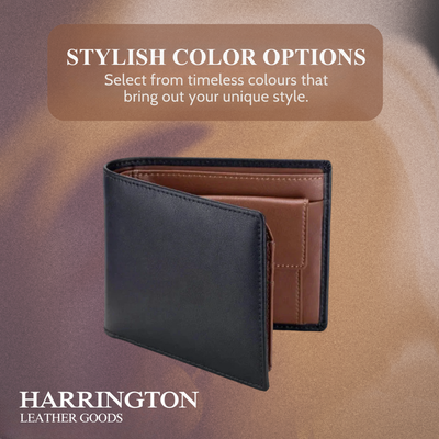 Sebastian | Two-Tone Leather Bifold | Wallet