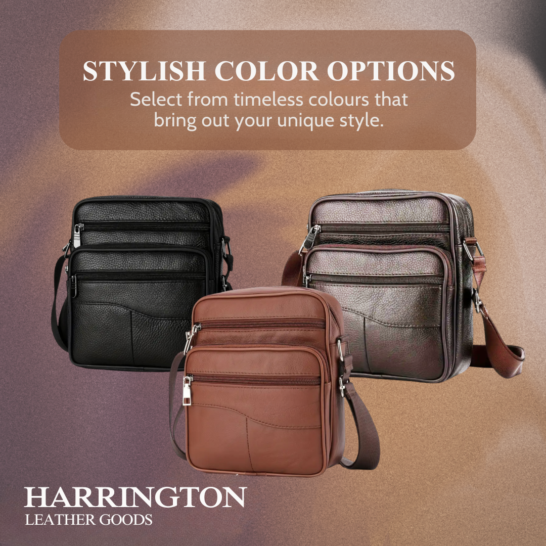 Arlo | Leather Multifunctional Shoulder Bag for Men