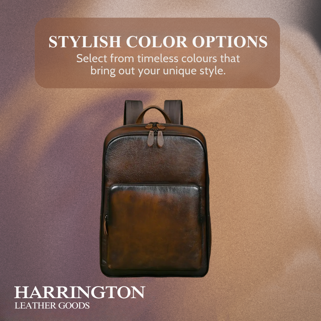 Bennett | Full-Grain Leather “Professor” Laptop Backpack