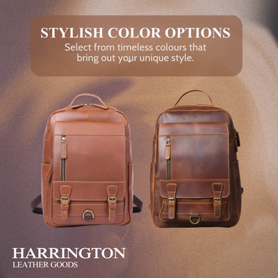 Mike | Vintage Buckle Leather | Backpack