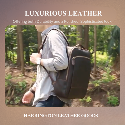 Archer | Leather Laptop Rucksack