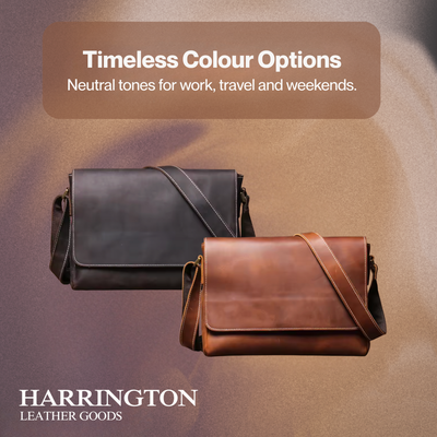 Luke | Genuine Leather Vintage Style Crossbody Bag