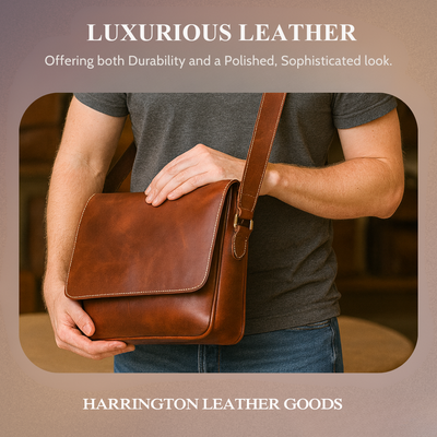 Luke | Genuine Leather Vintage Style Crossbody Bag
