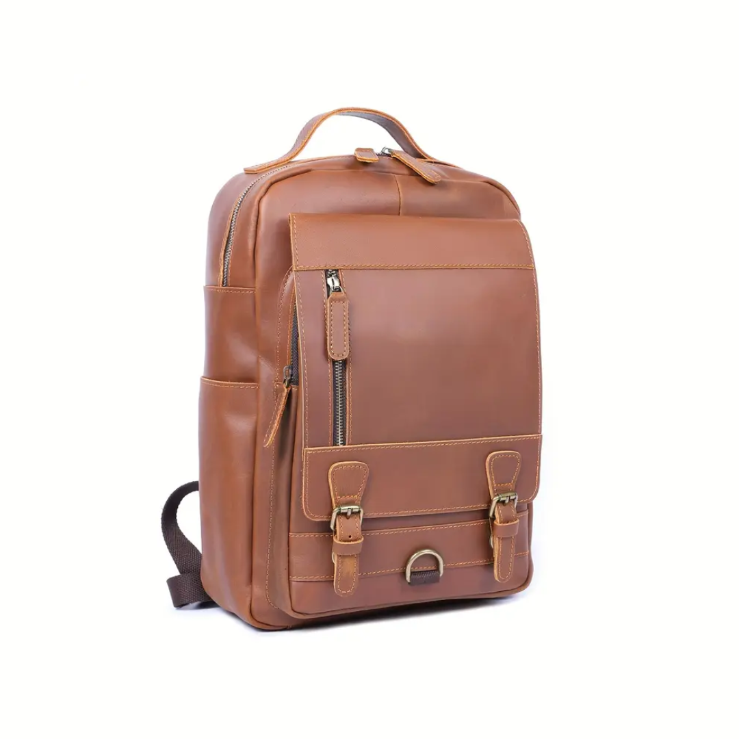 Mike | Vintage Buckle Leather | Backpack
