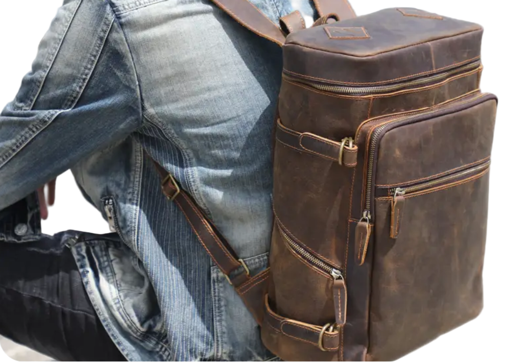 Hawthorne Utility Leather Backpack