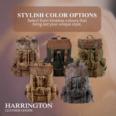 Crosby | Waterproof Retro Canvas Laptop Backpack