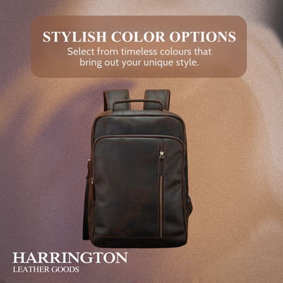 Josh | Men's Leather Professional Laptop | Backpack