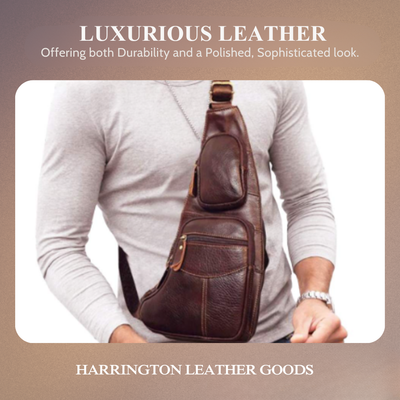 Beckett | Vintage Leather Chest Sling Bag