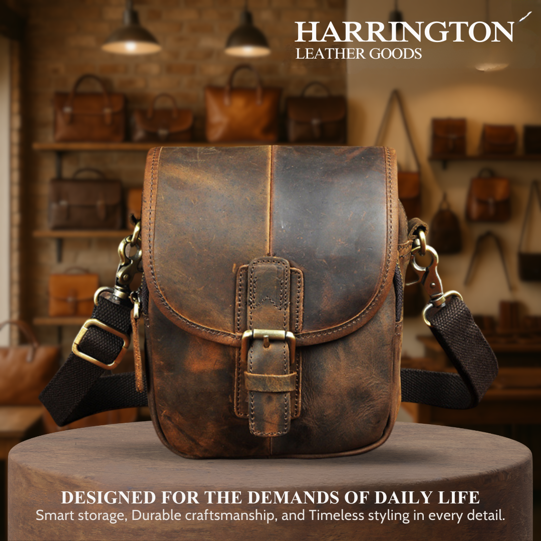 Damon | Genuine Leather Shoulder Bag for Men