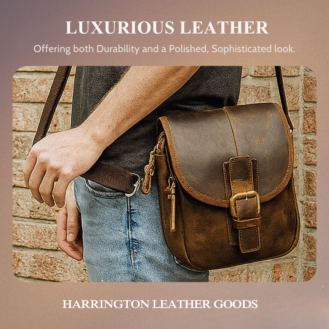 Damon | Genuine Leather Shoulder Bag for Men