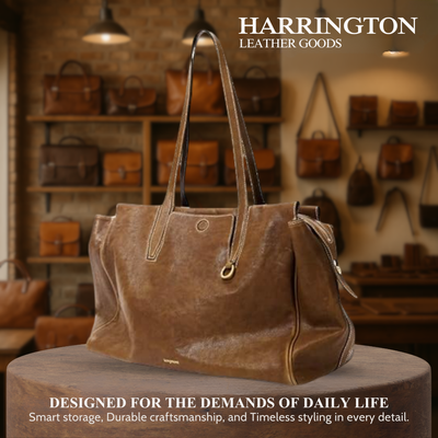 Donald | Elegant Functional Leather | Tote Bag