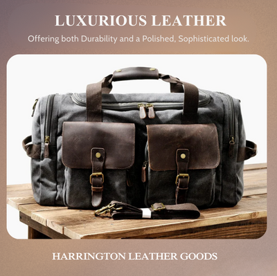 Harlan | Vintage Canvas Weekend Duffle Bag