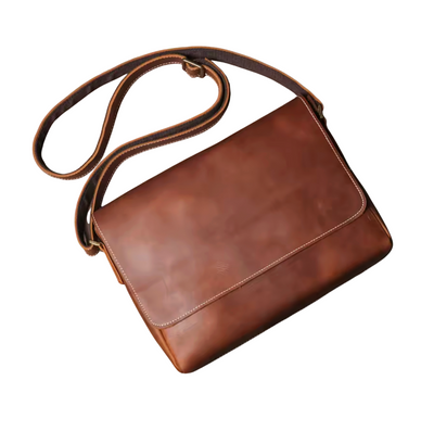 Luke | Genuine Leather Vintage Style Crossbody Bag