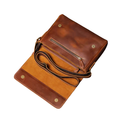 Luke | Genuine Leather Vintage Style Crossbody Bag