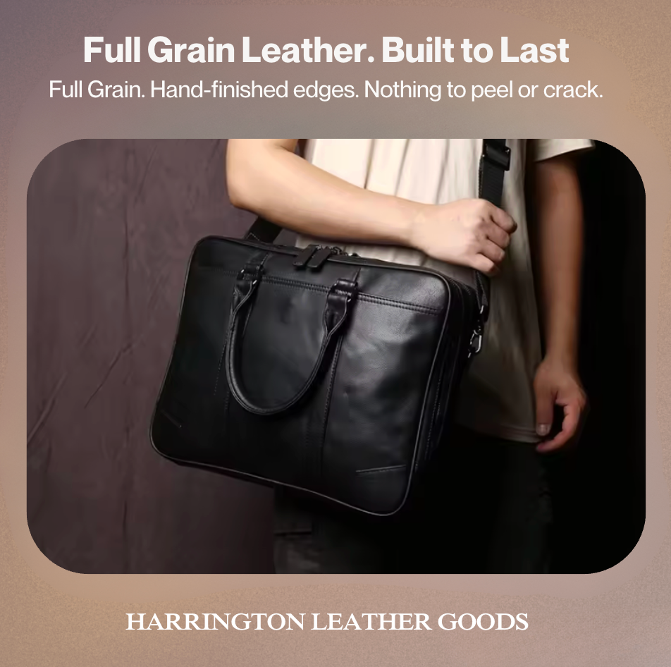 Tuscan | Retro Leather Men's Briefcase