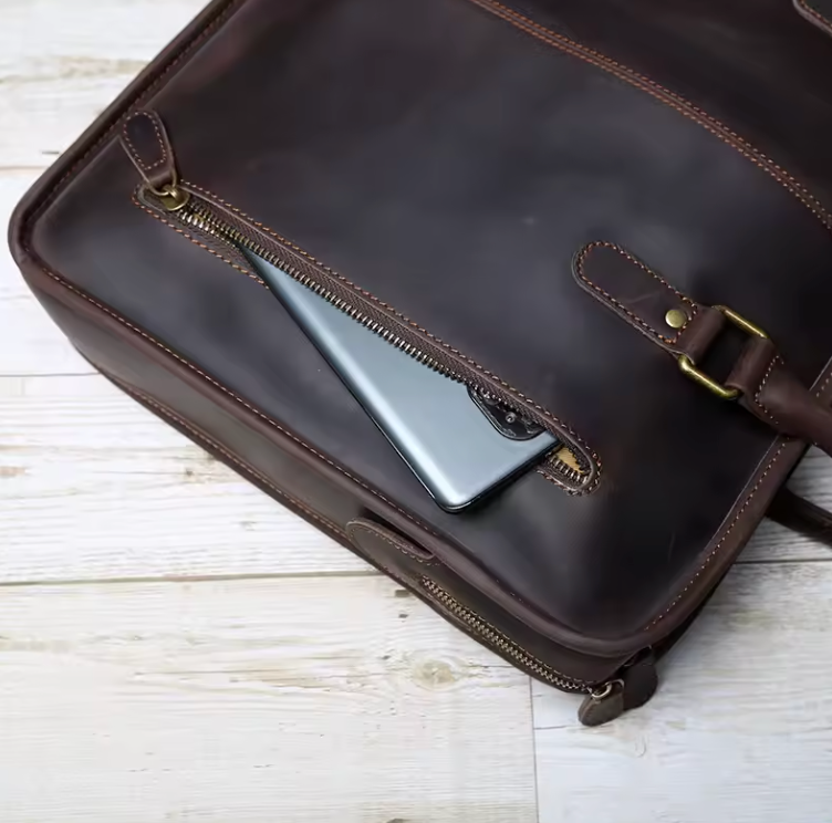 Billy | Men's Leather Single-Shoulder Briefcase