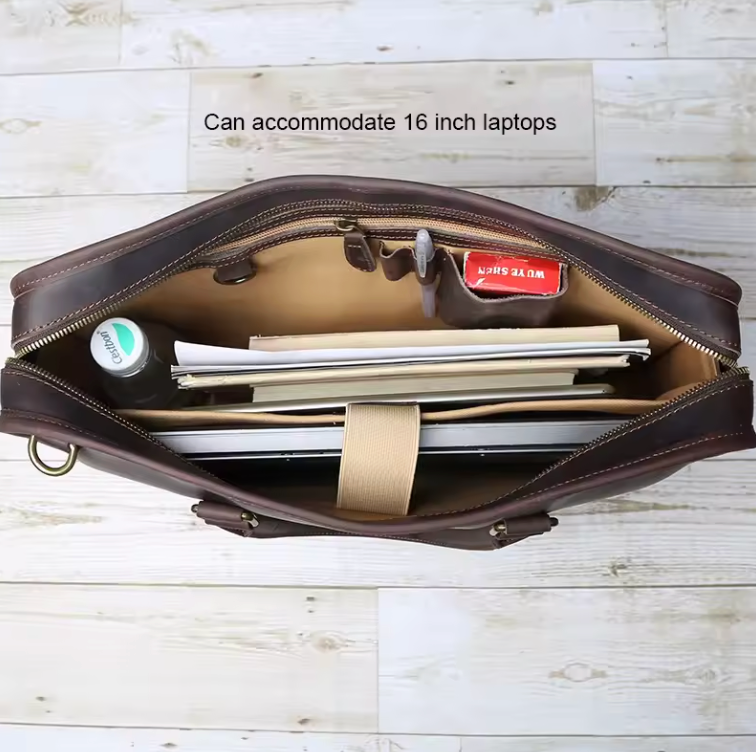 Billy | Men's Leather Single-Shoulder Briefcase